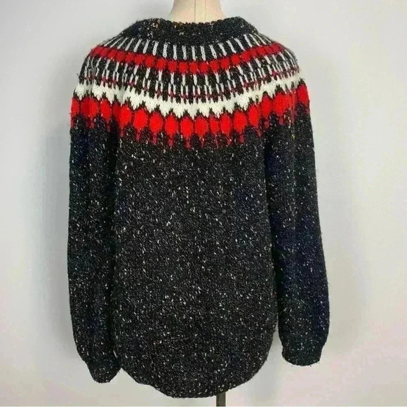 Hand  Knit Fair Isle Sweater - Picture 6 of 10